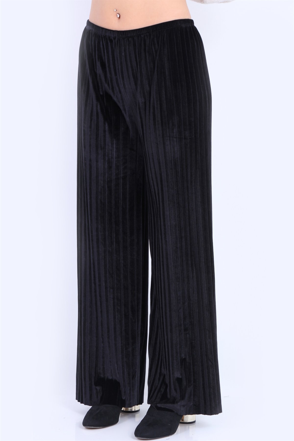 Piliseli Kadife Pantolon 