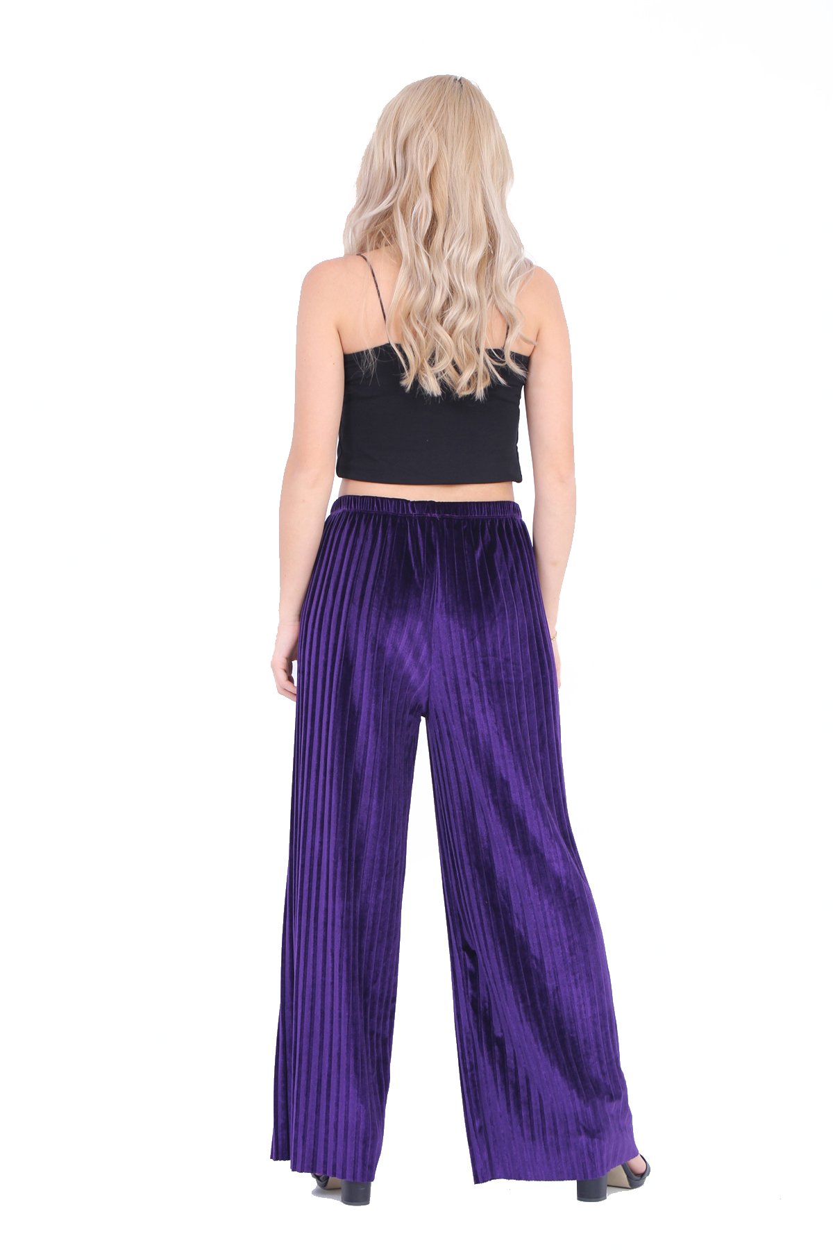 Piliseli Kadife Pantolon 