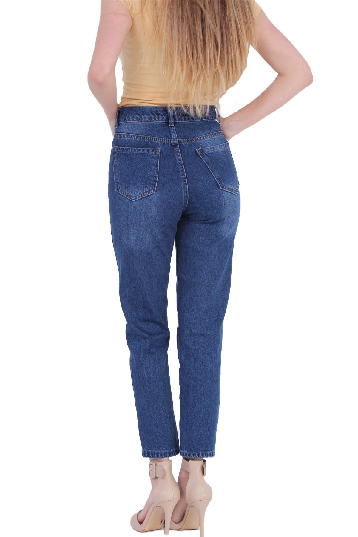 Taşlanmış Kot Pantolon 