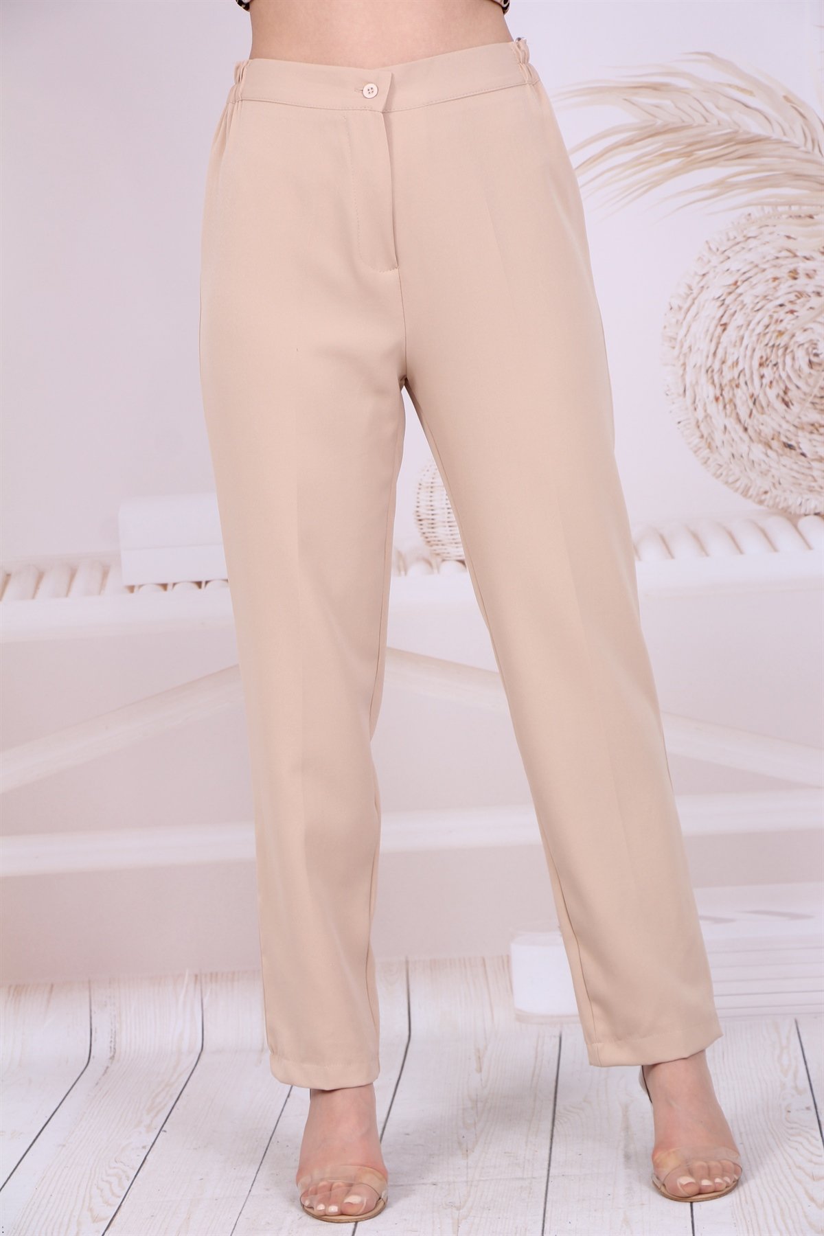 Yanları Lastik B.beden Pantolon 