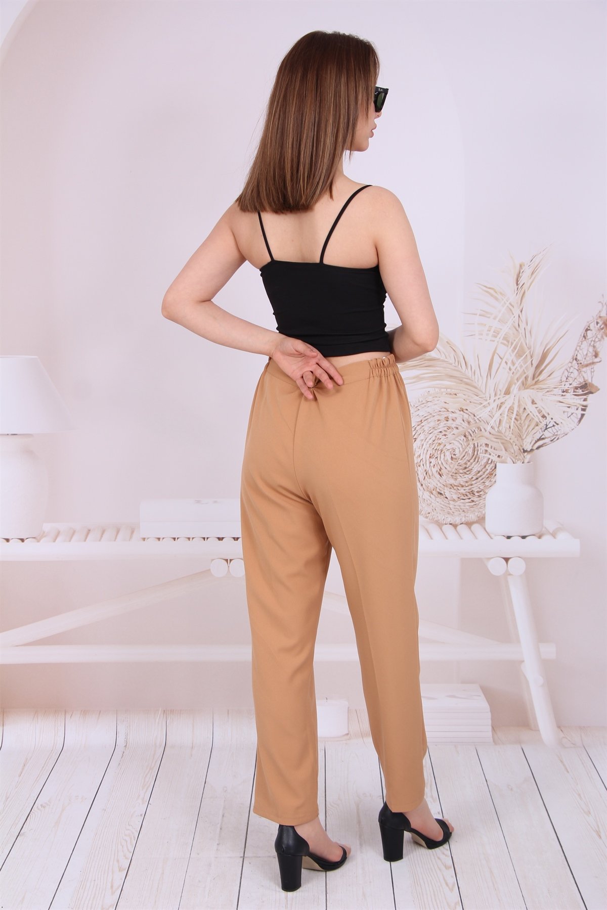 Yanları Lastik B.beden Pantolon 