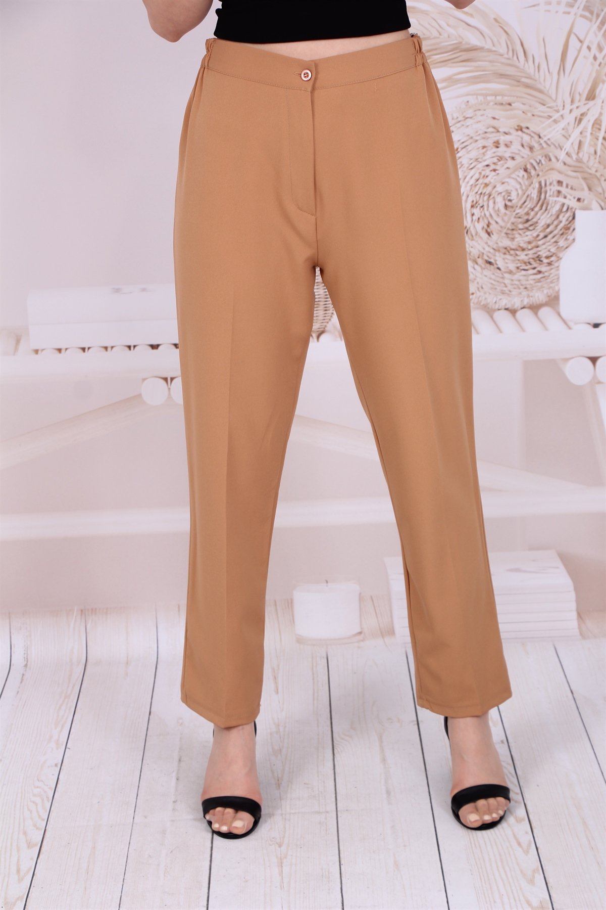 Yanları Lastik B.beden Pantolon 