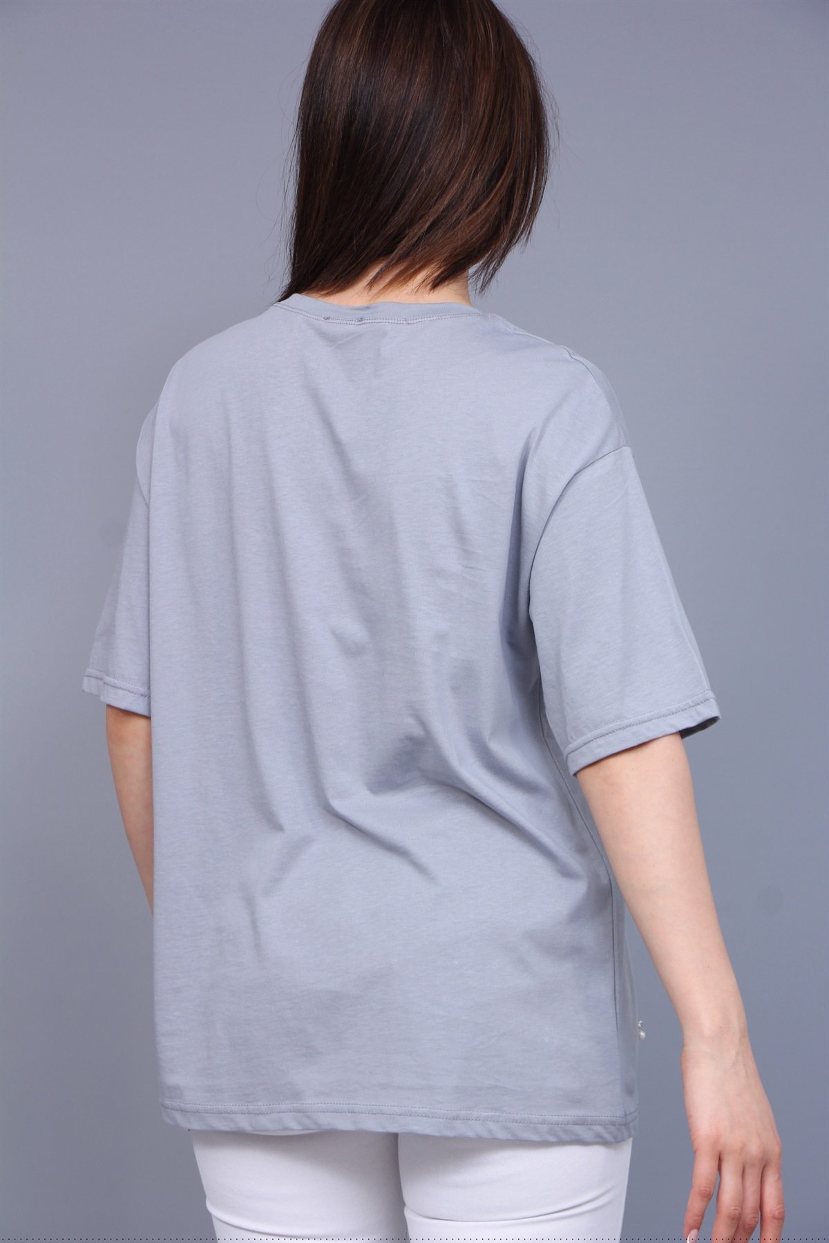 İnci Taşlı Tişört 