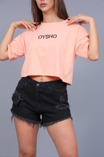 OYSHO YAZILI  CROP