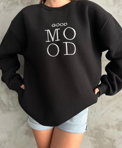 GOOD YAZILI 3 İPLİK SWEAT