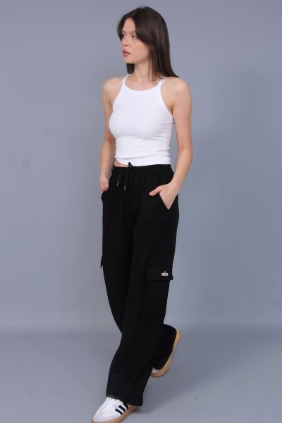 OYSHO KUMAŞ KARGO CEP PANTOLON
