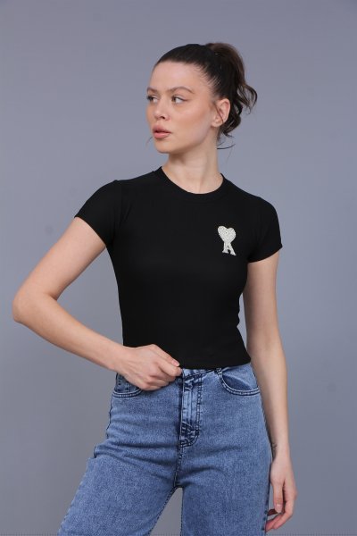 PARİS TAŞLI CROP