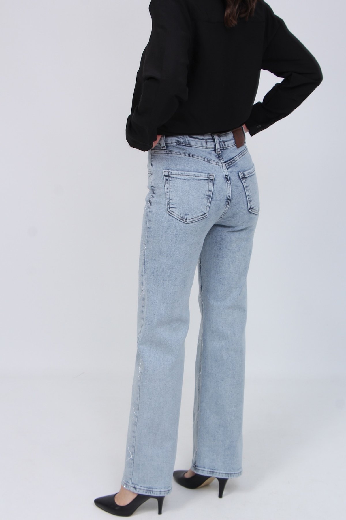 Pullu Palazzo Pantolon 