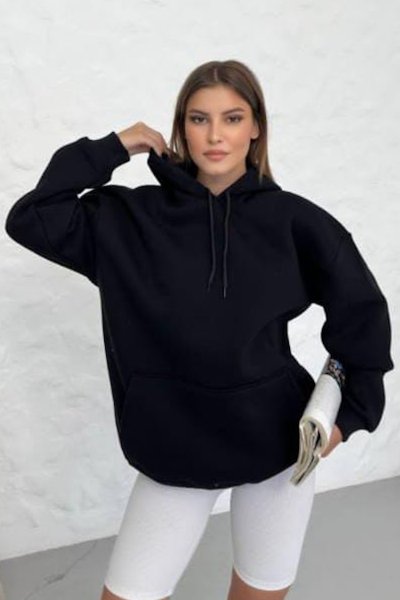 KAP ŞONLU 3 İPLİK ŞARDONLU SWEAT