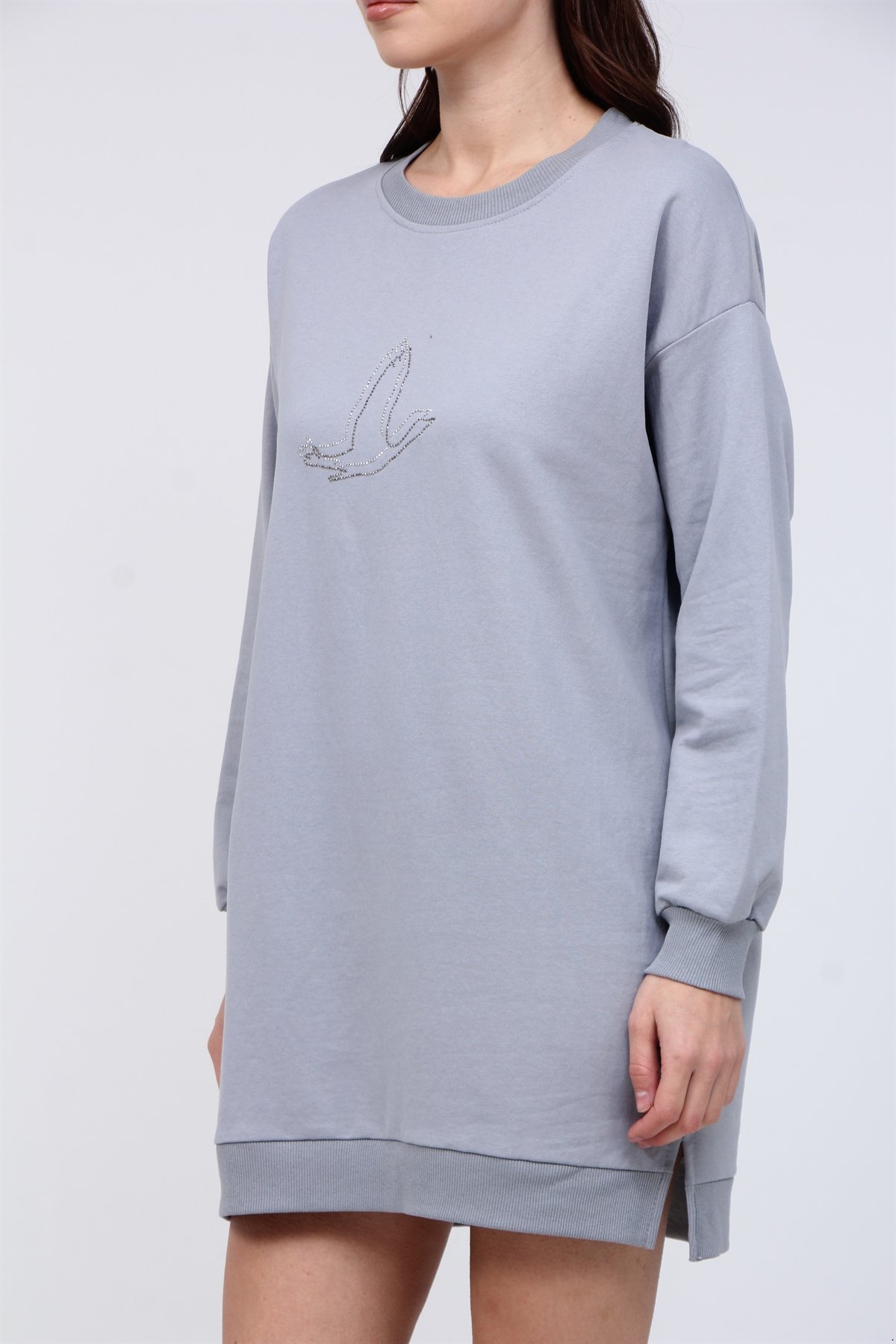 Kuş Taşlı 2 İplik Tunik 