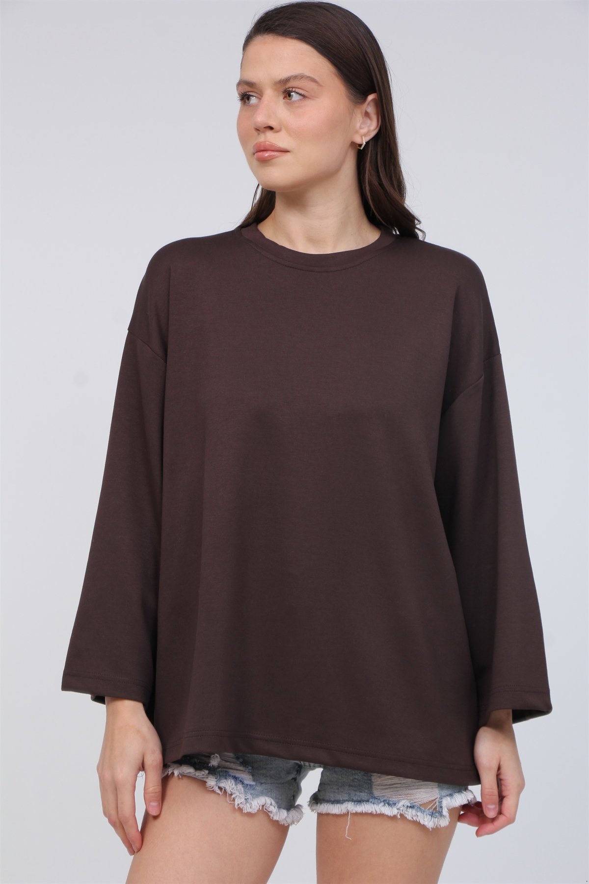 Model Kumaş Bol Kol Buluz 