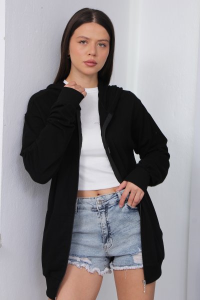 KAPŞONŞIU FERMUARLI SWEAT