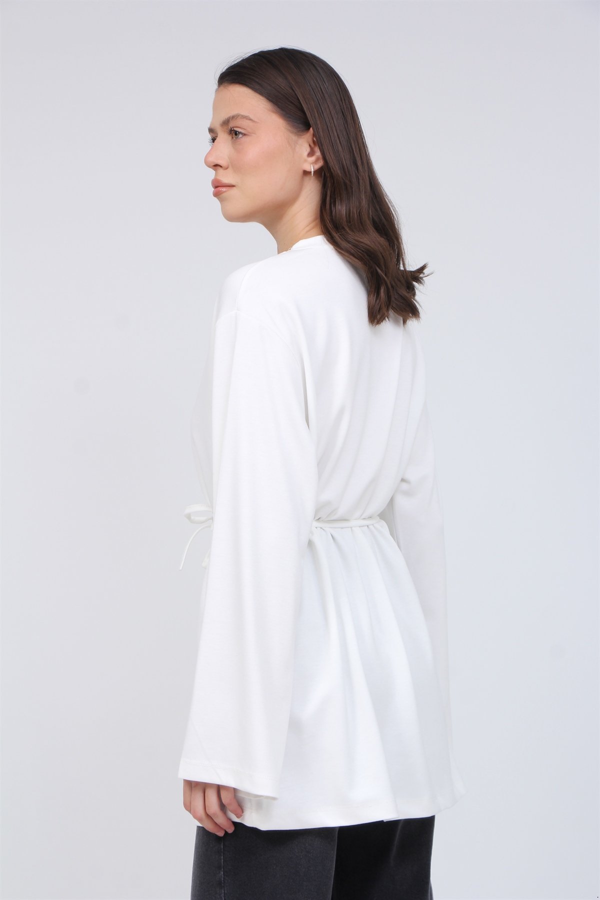 Bağlamalı Model Kumaş Tunik 