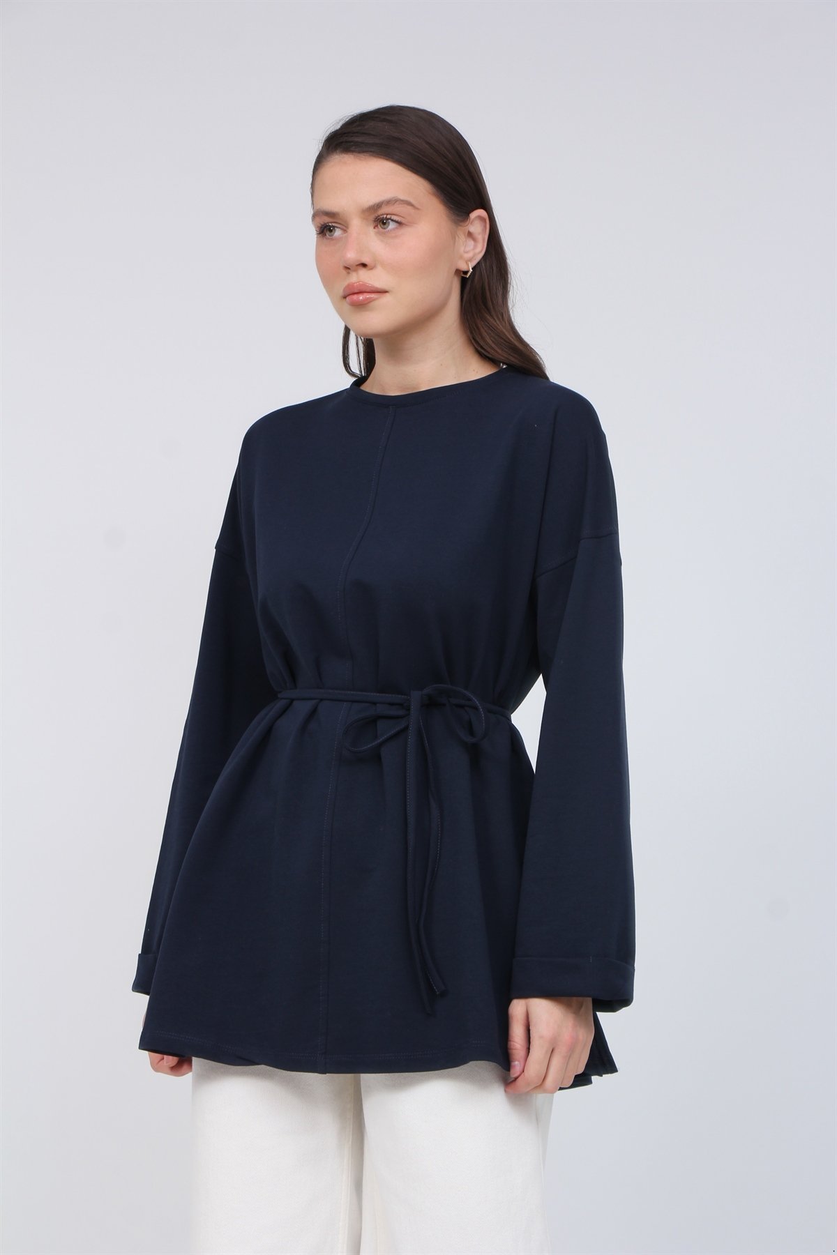 Conpak Penye Önü Dikişli Tunik 