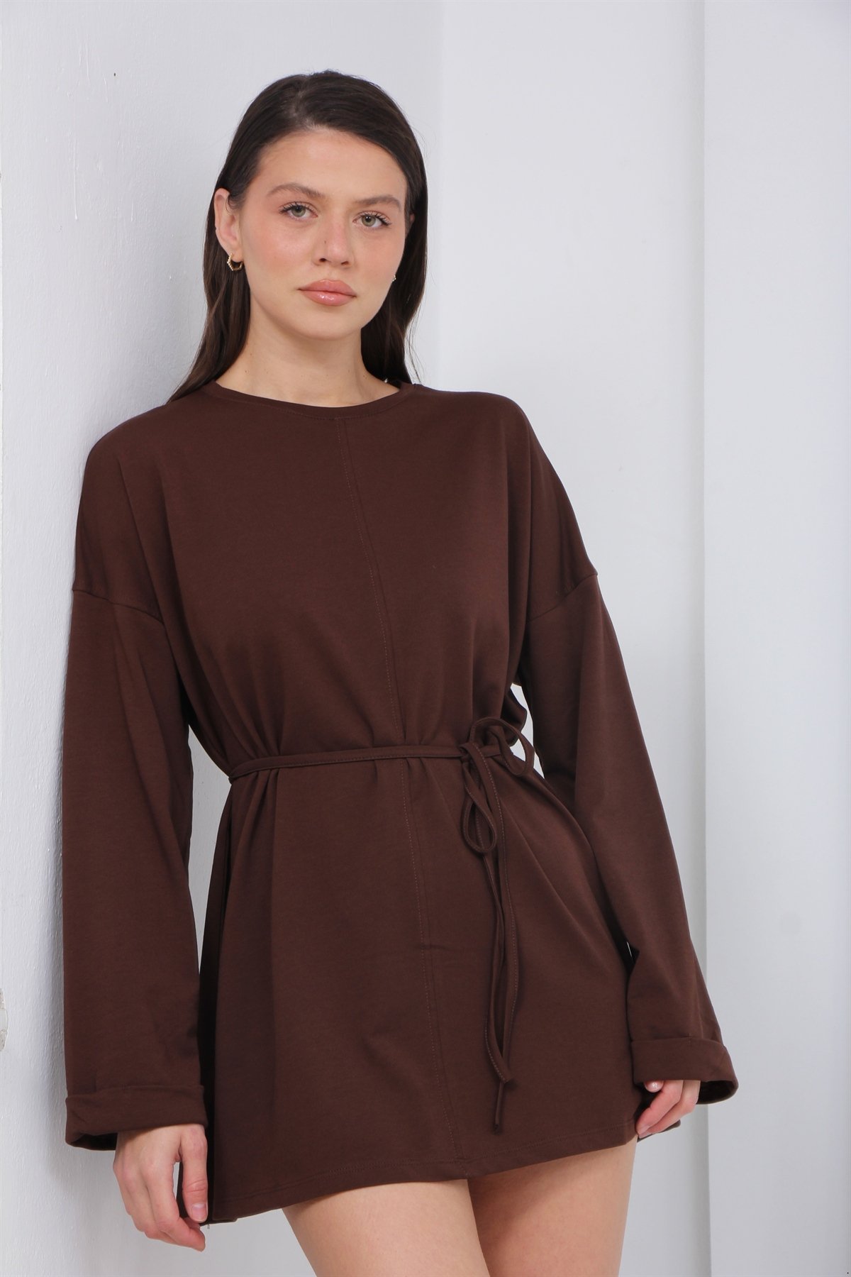 Conpak Penye Önü Dikişli Tunik 