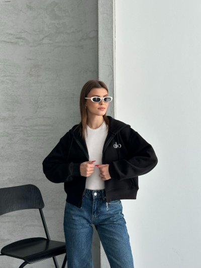 ALO YAZILI 3 PLİK FERMARLI SWEAT