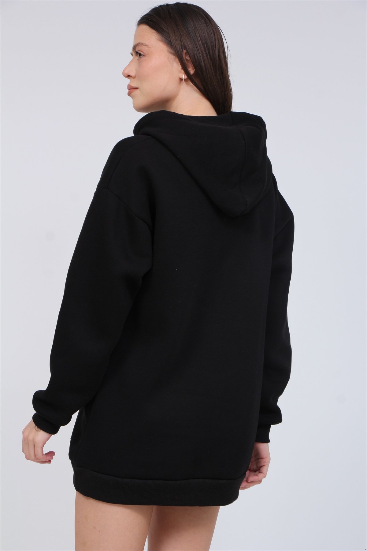 3 İplik Şardonlu Çıt Çıtlı Sweat 