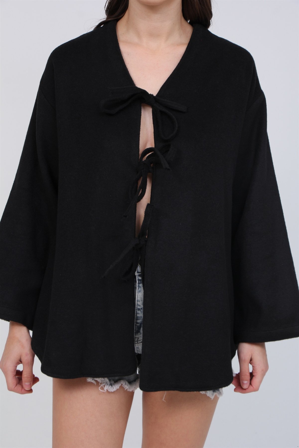Kimona Ceket Kaşe 