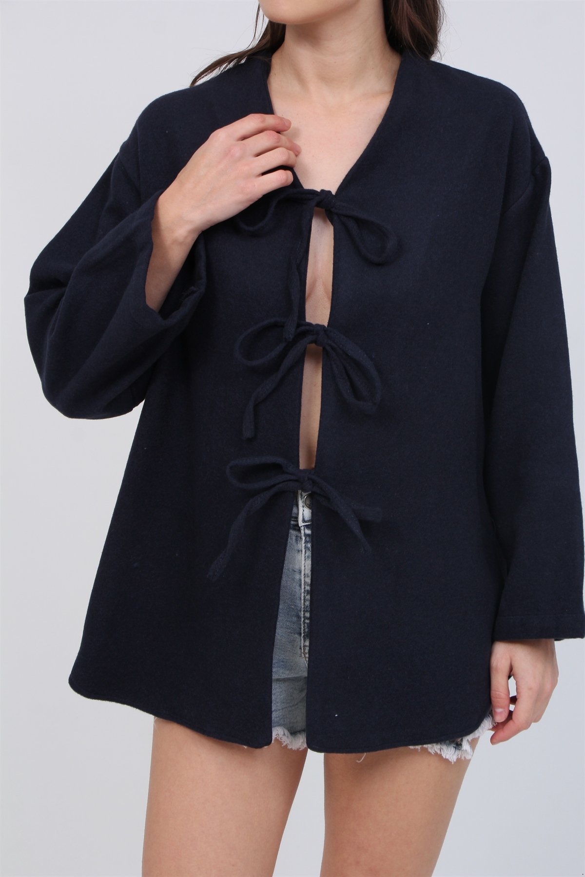 Kimona Ceket Kaşe 
