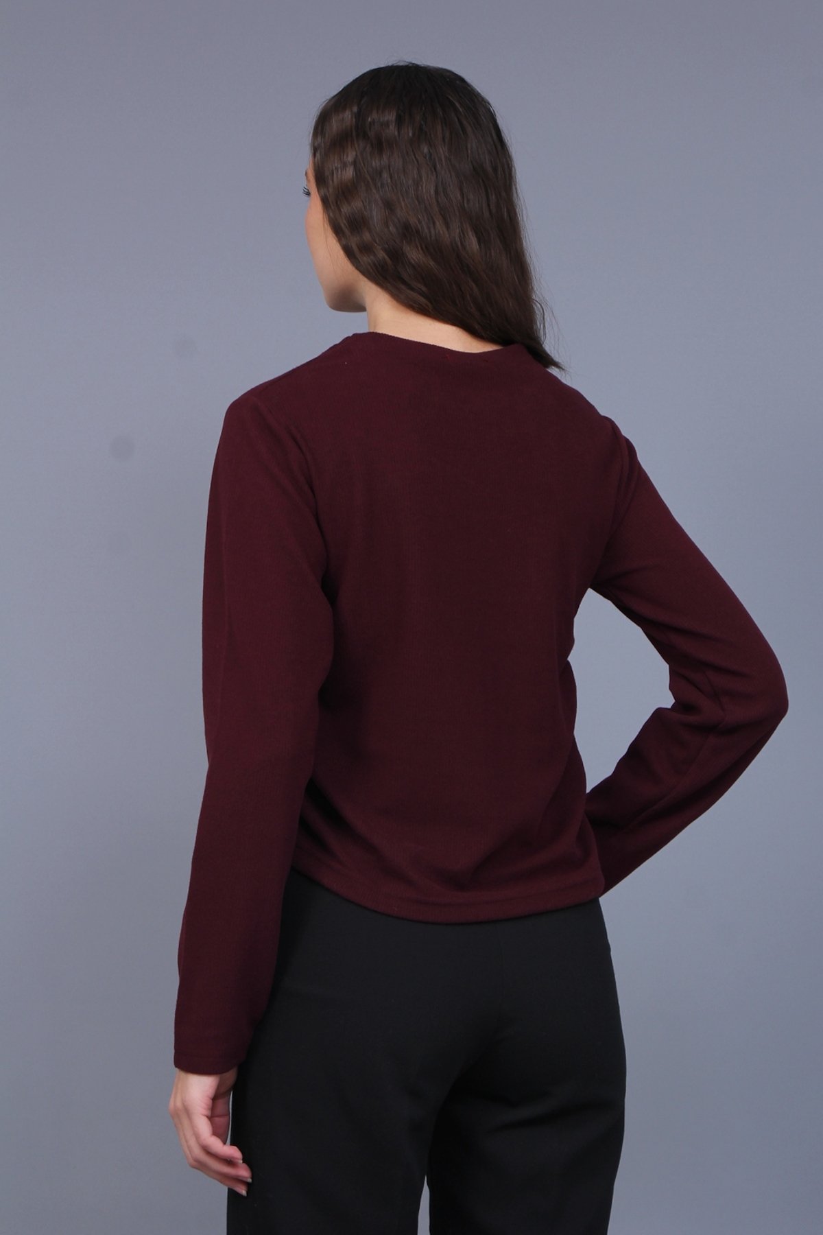 Yanı Büzgülü Bluz 