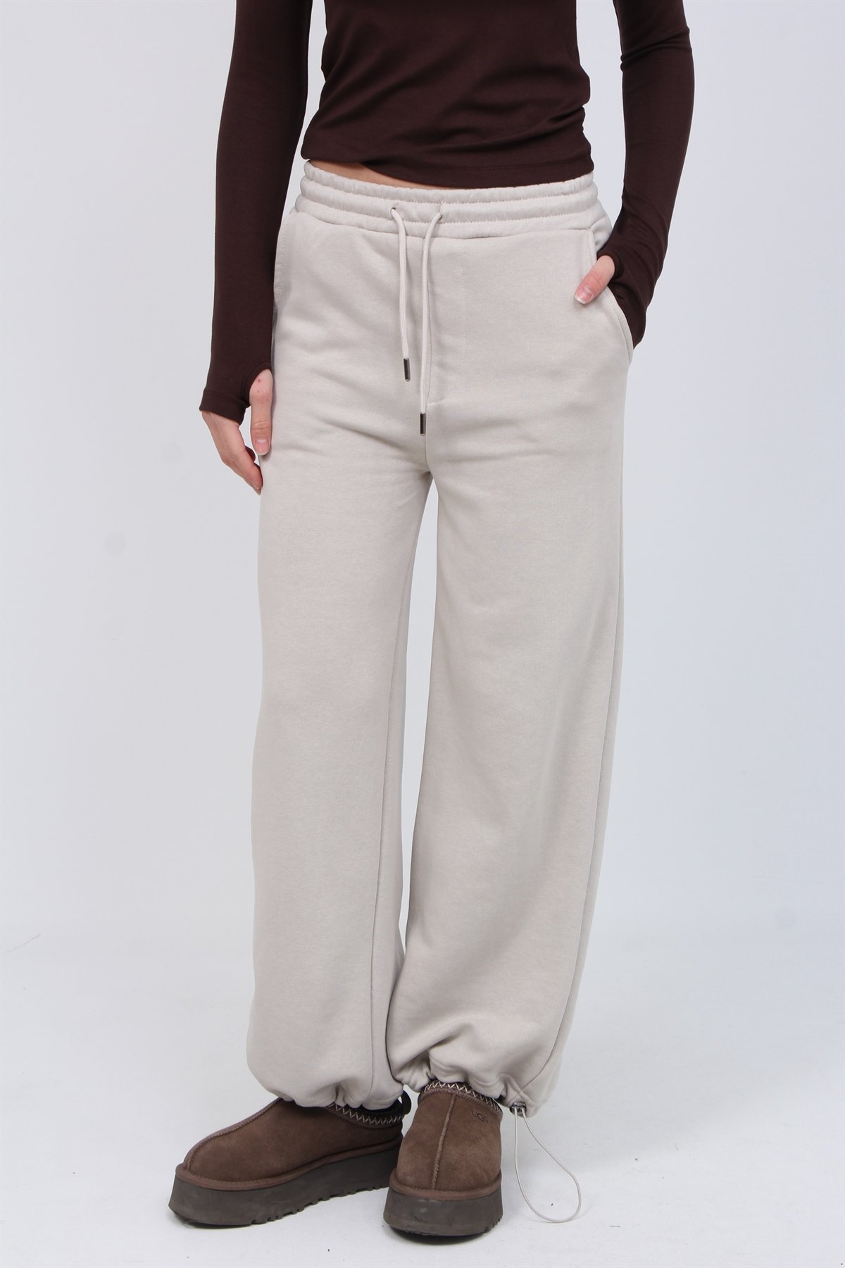 Diagonel Palazo Pantolon 