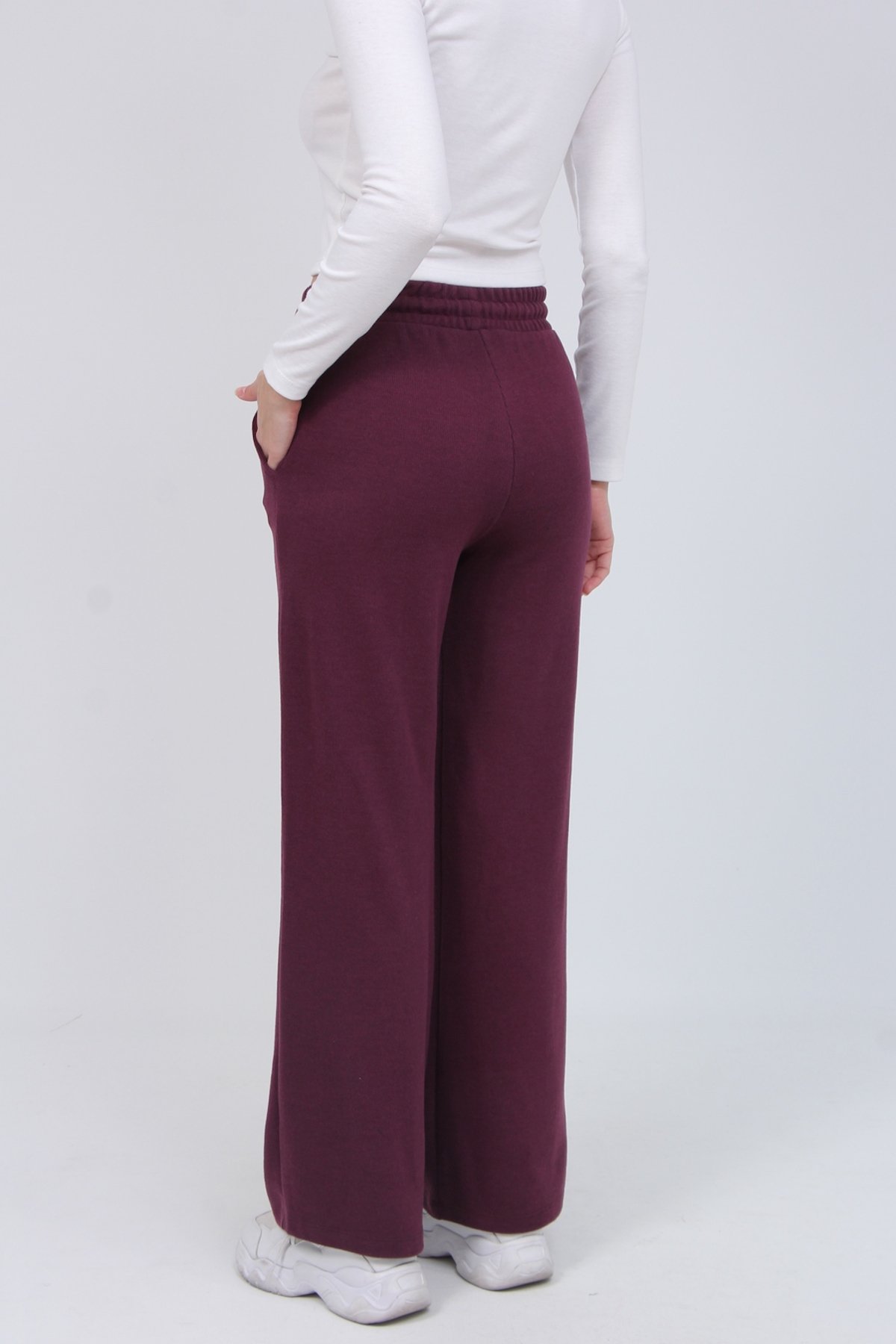 Selanik Örgü Bol Paça Pantolon 