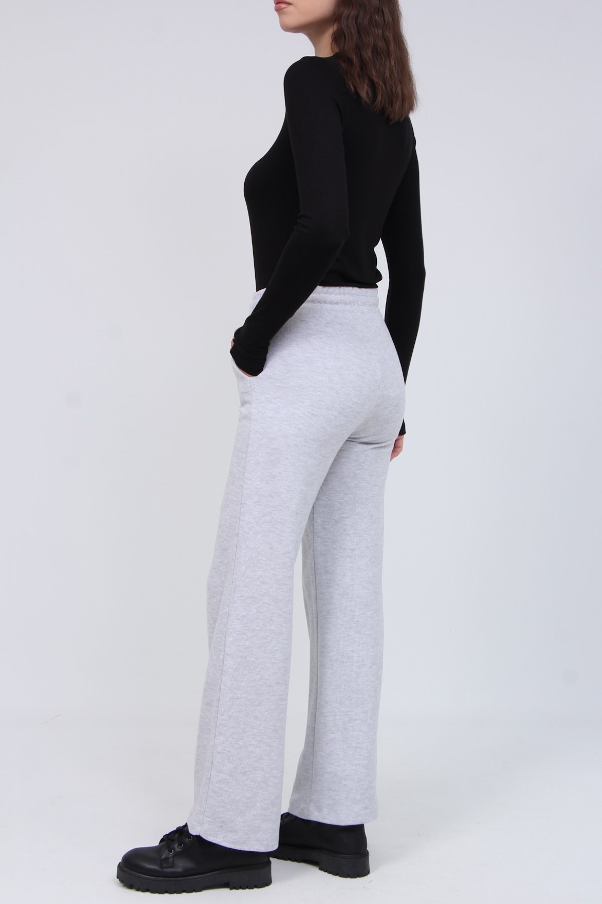 Selanik Örgü Bol Paça Pantolon 