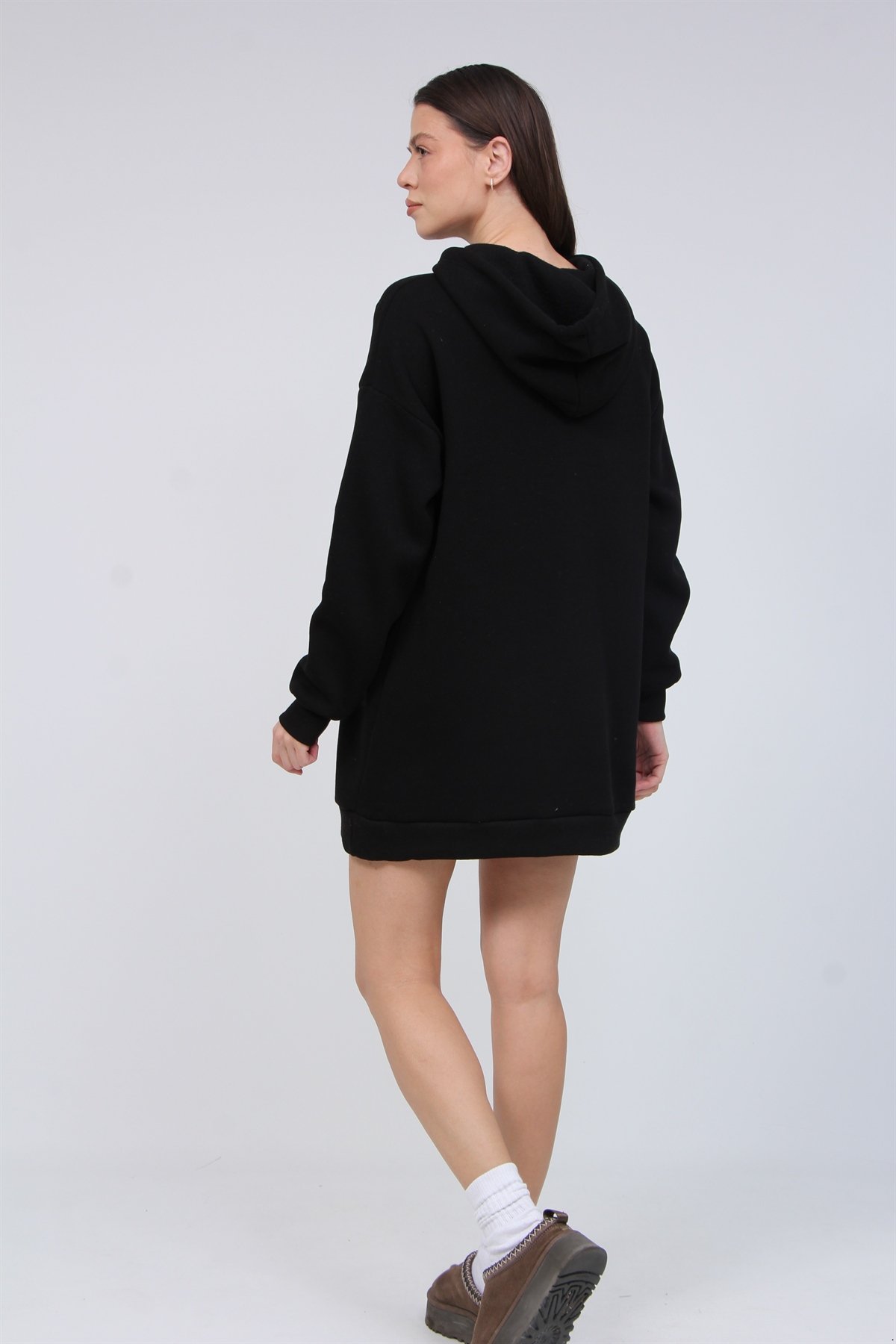 3 İplik Kurdale Baskı Sweat 