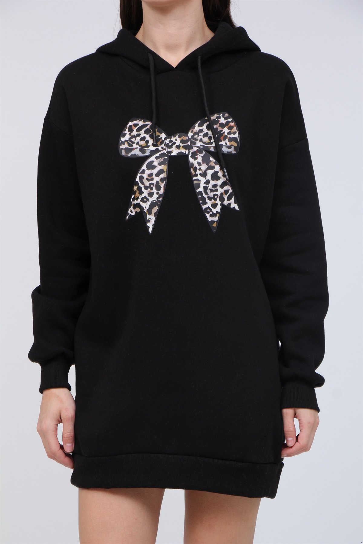 3 İplik Kurdale Baskı Sweat 