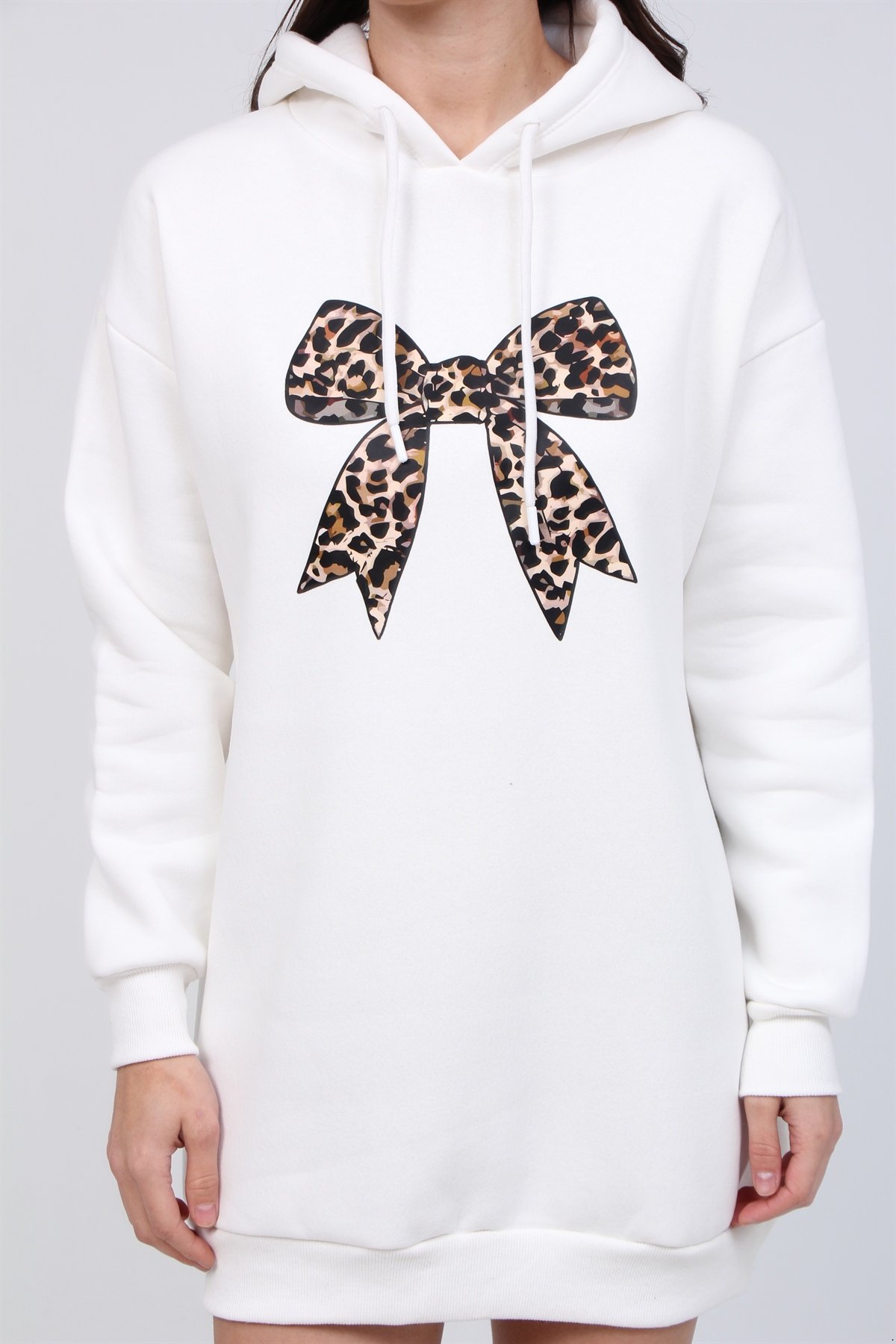 3 İplik Kurdale Baskı Sweat 