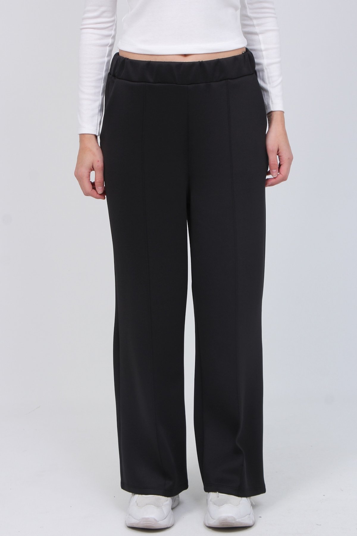 Puf Suguba  Kumaş Cimalı Pantolon 