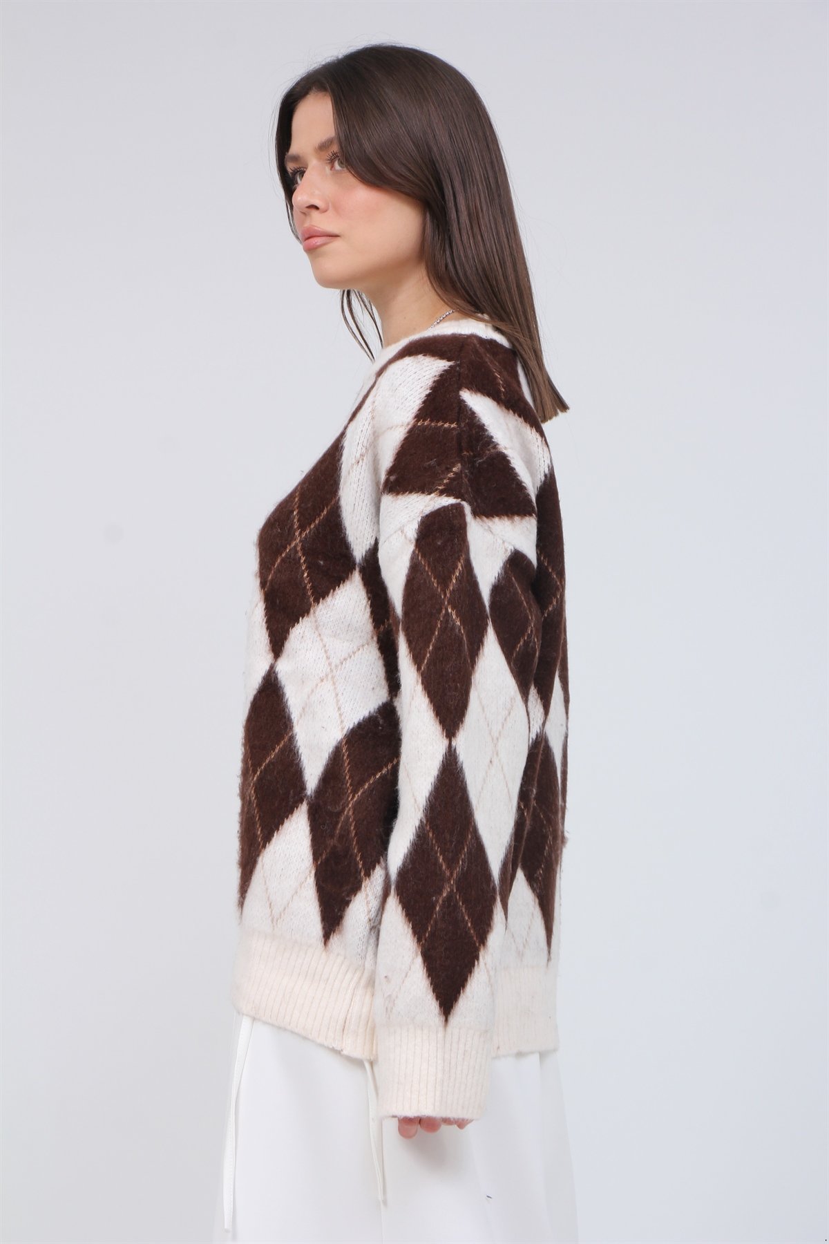 Baklava Örgü Kazak 