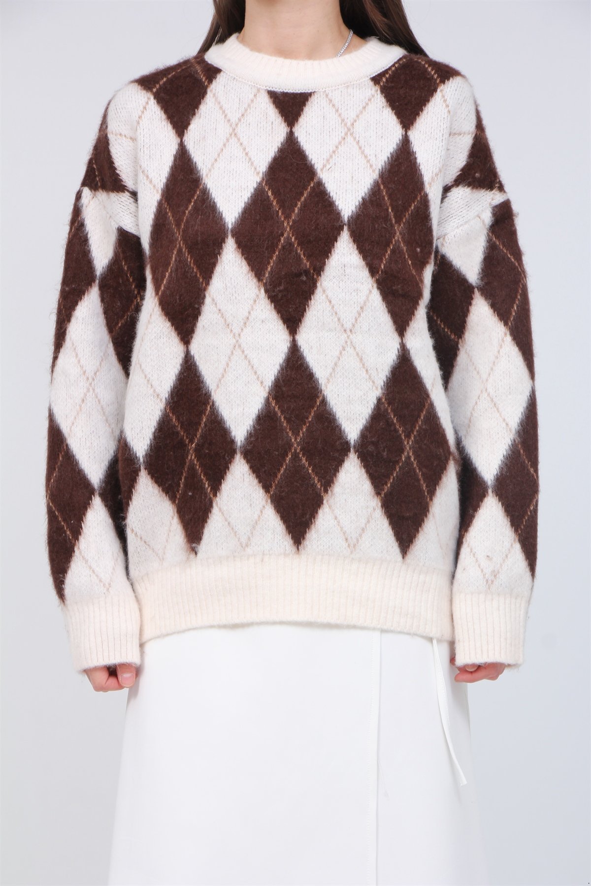 Baklava Örgü Kazak 