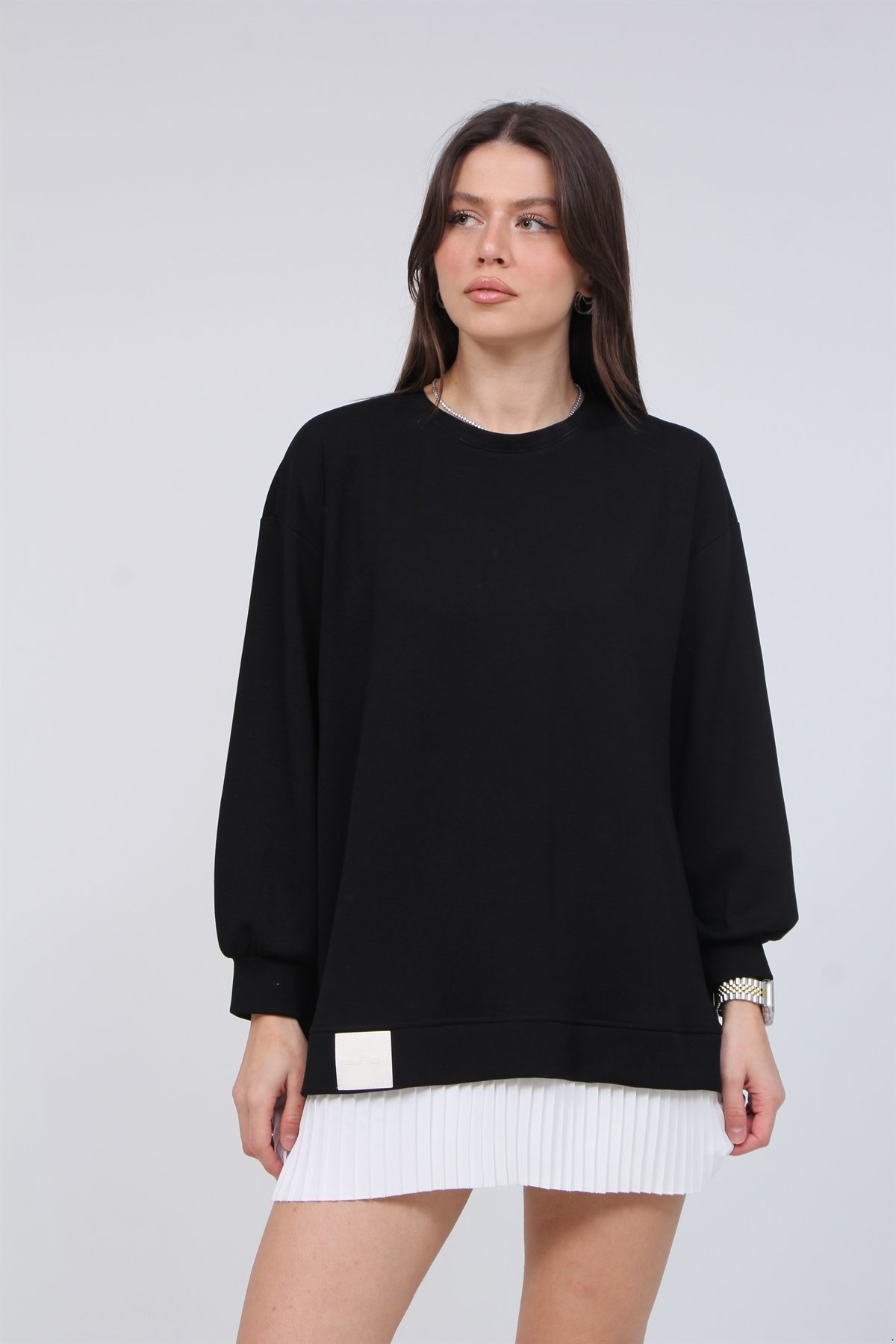 O.kumaş Altı Piliseli Tunik 