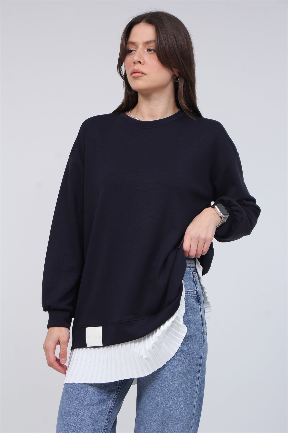 O.kumaş Altı Piliseli Tunik 