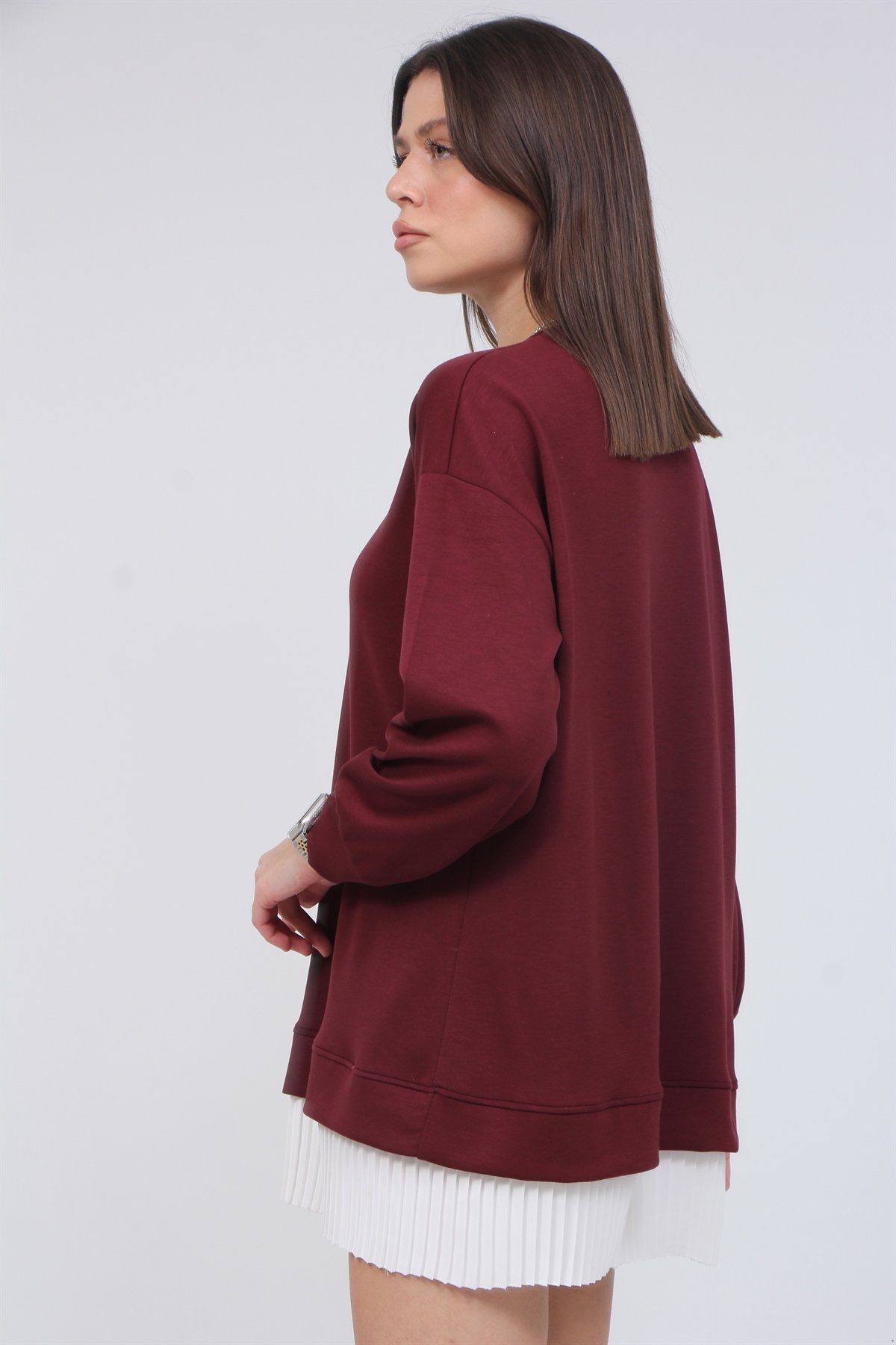 O.kumaş Altı Piliseli Tunik 