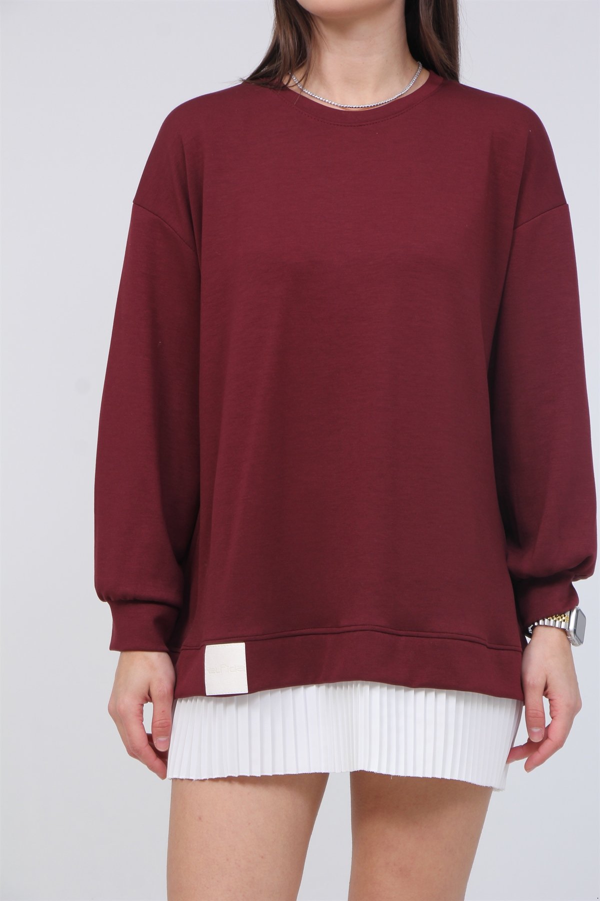 O.kumaş Altı Piliseli Tunik 