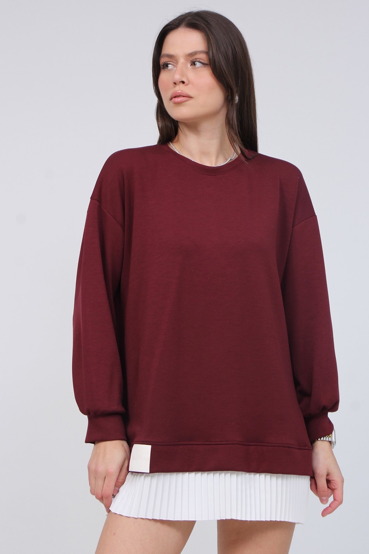 O.kumaş Altı Piliseli Tunik 