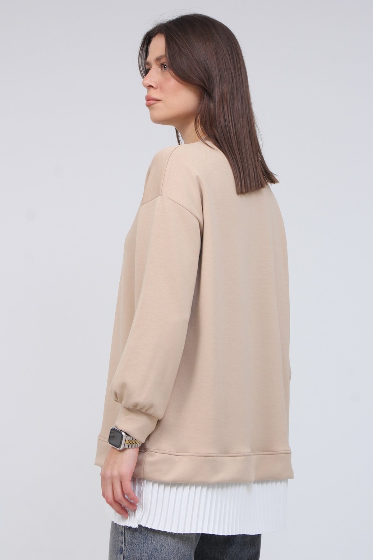 O.kumaş Altı Piliseli Tunik 