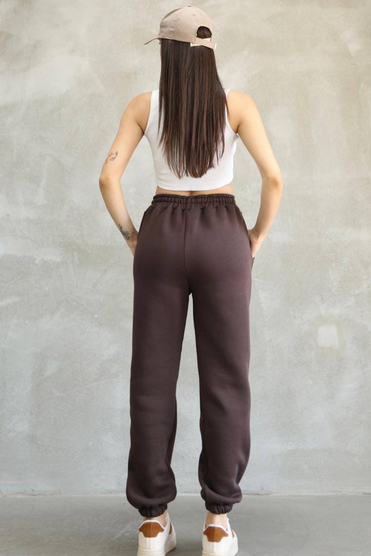 Paca Lastikli 3 İplik Şardonlu Eşofman 