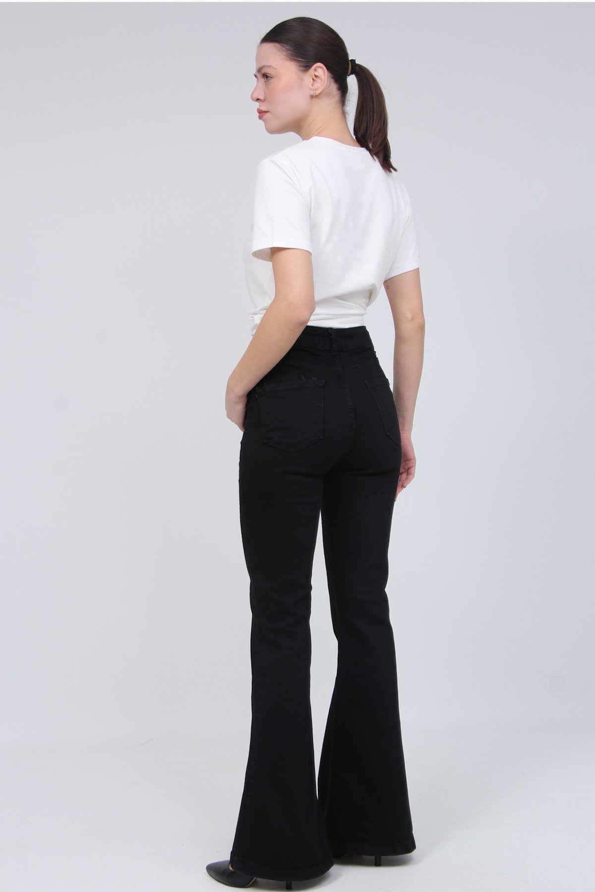 İspanyol Paça Kot Pantolon 