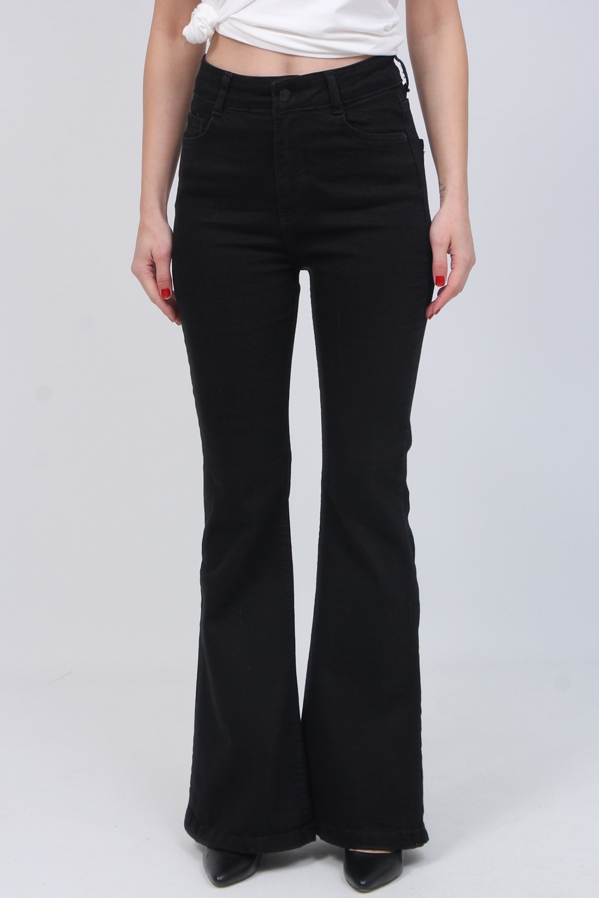 İspanyol Paça Kot Pantolon 