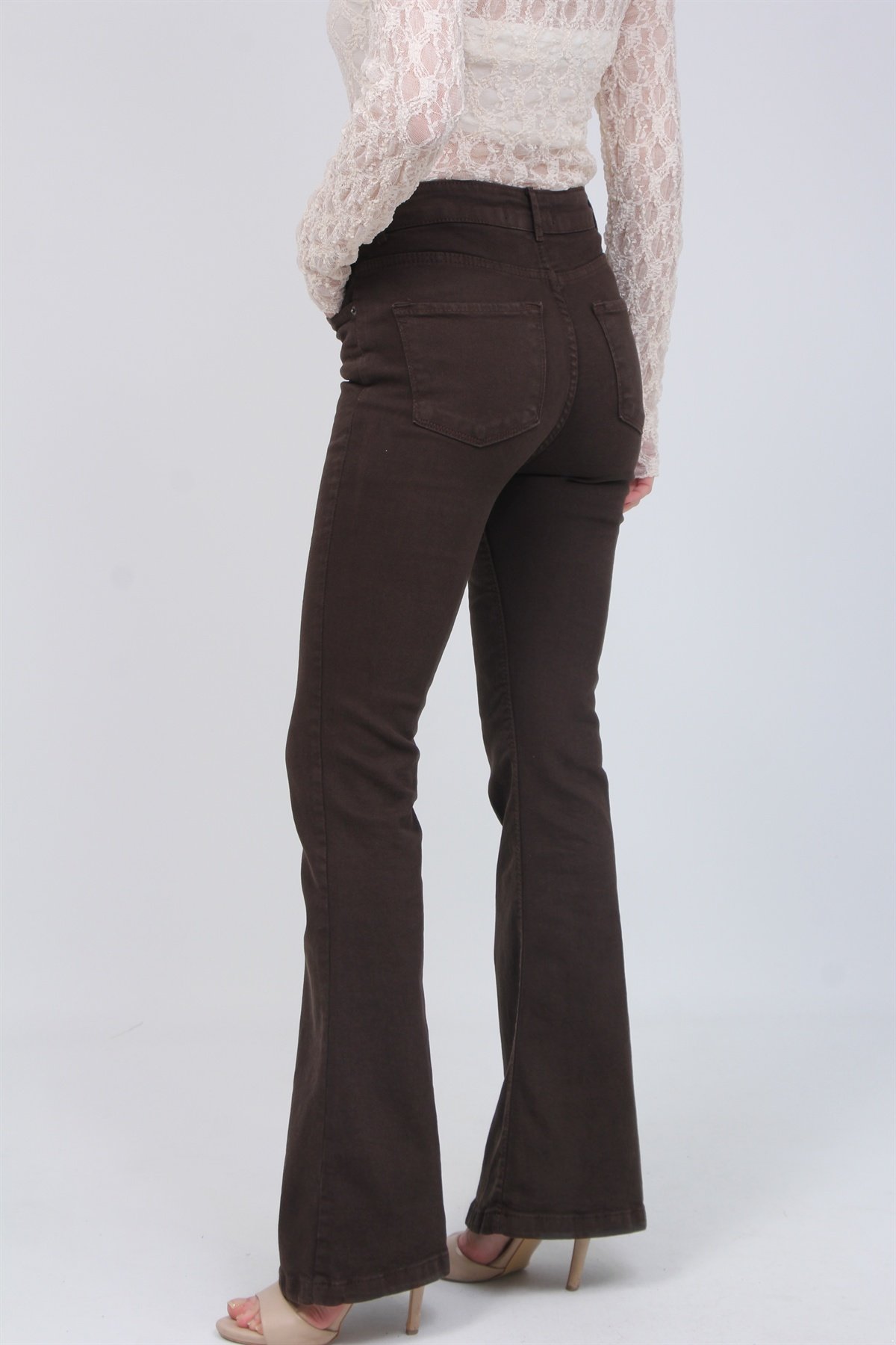 İspanyol Paça Kot Pantolon 