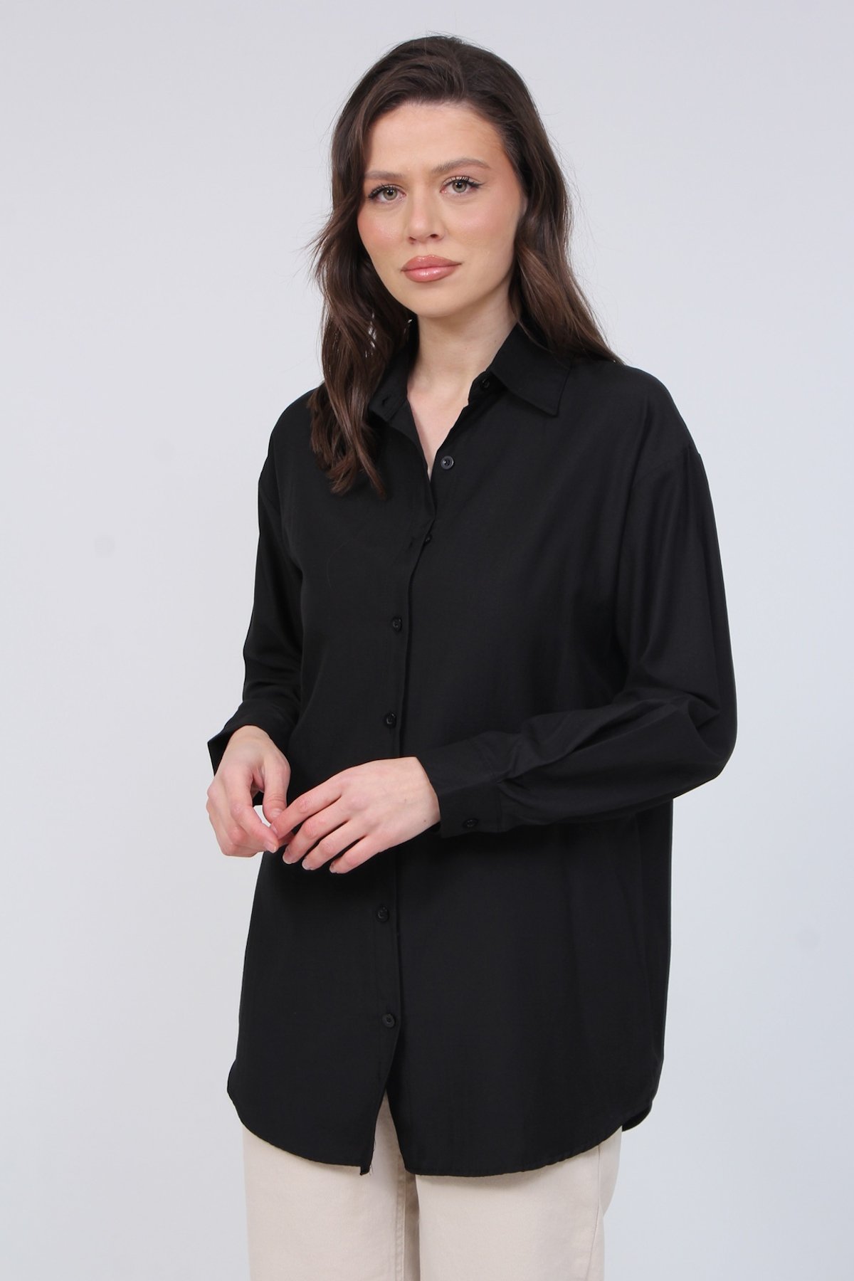 Poplin Tunik Gömlek 