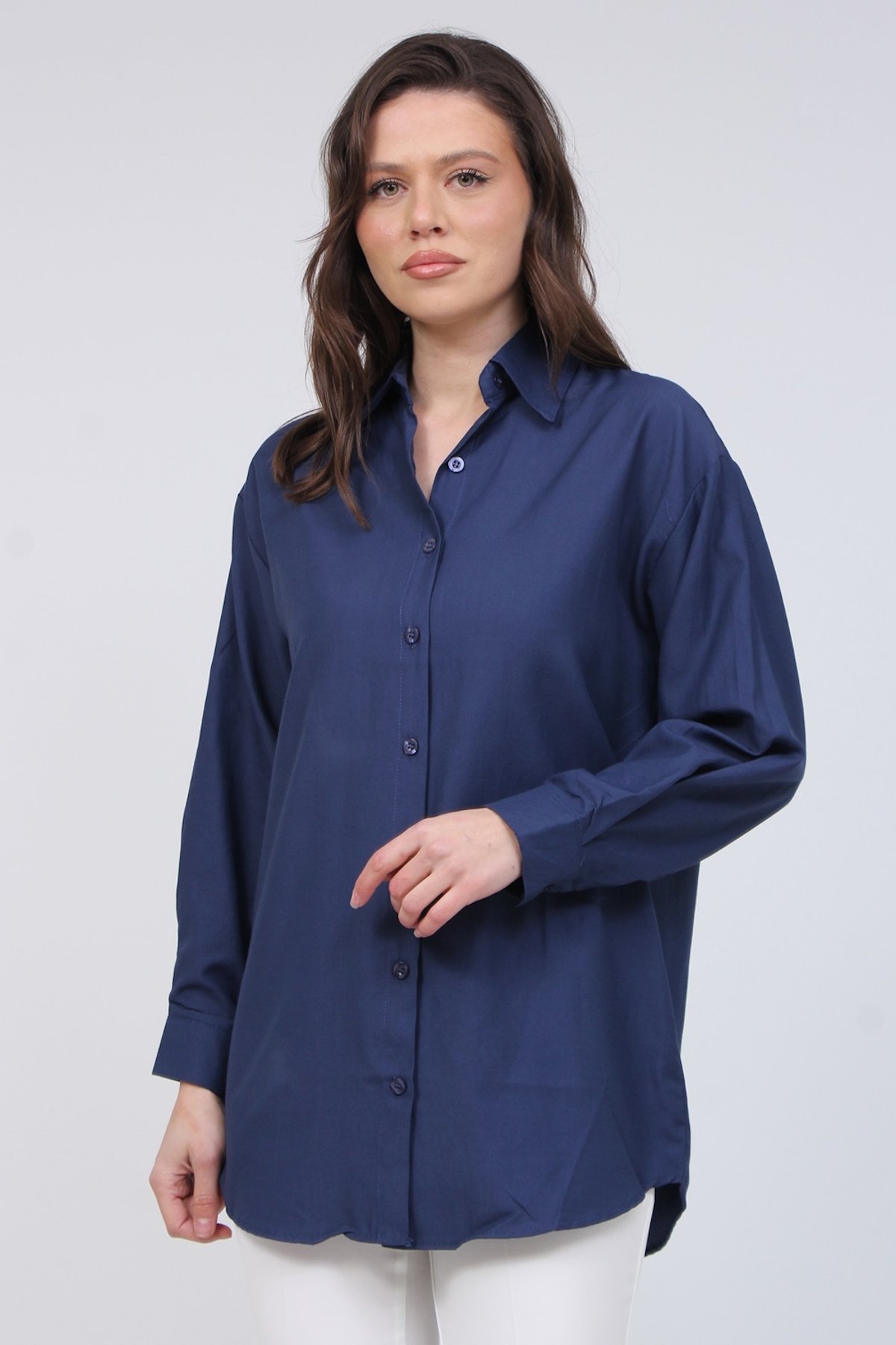 Poplin Tunik Gömlek 