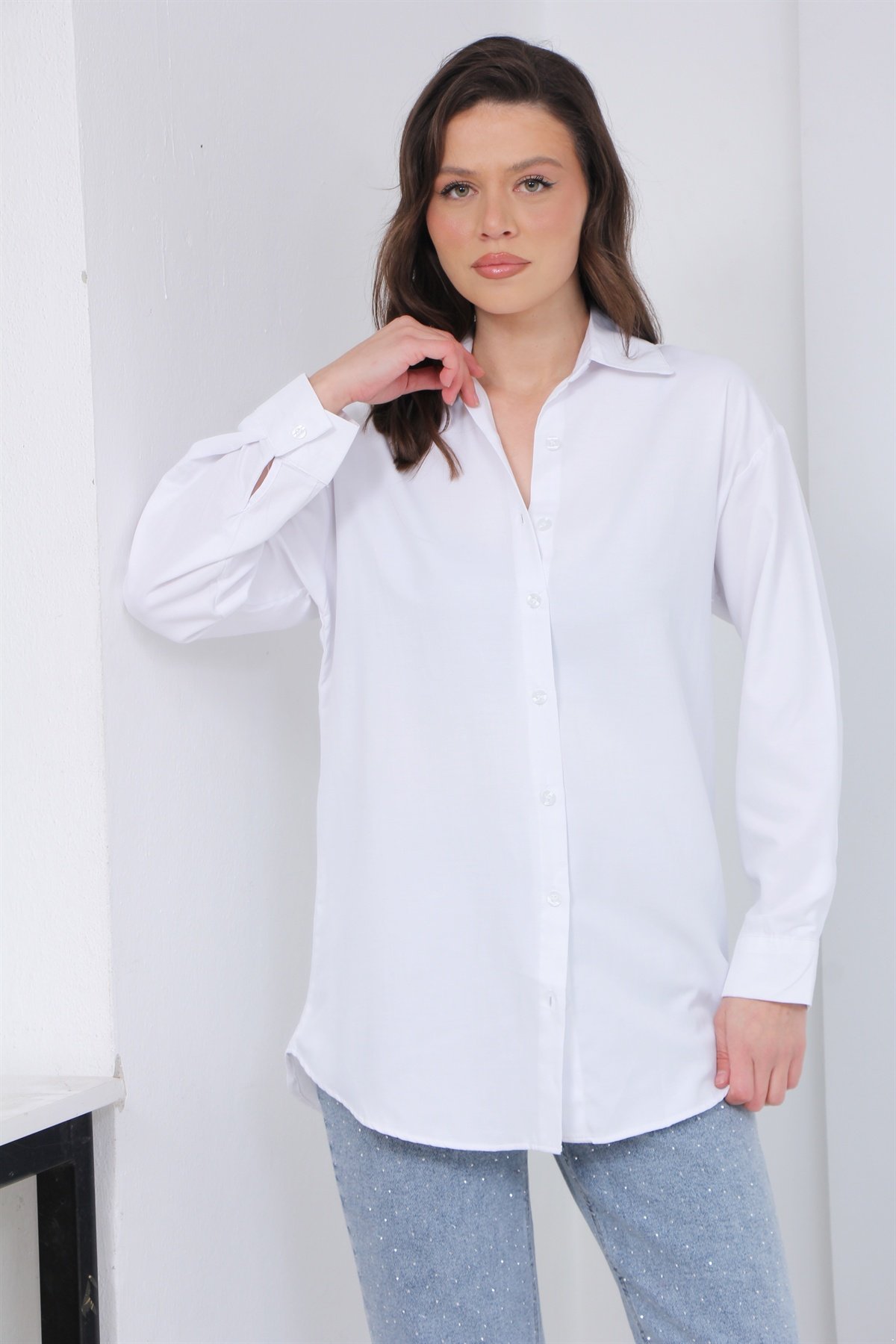 Poplin Tunik Gömlek 