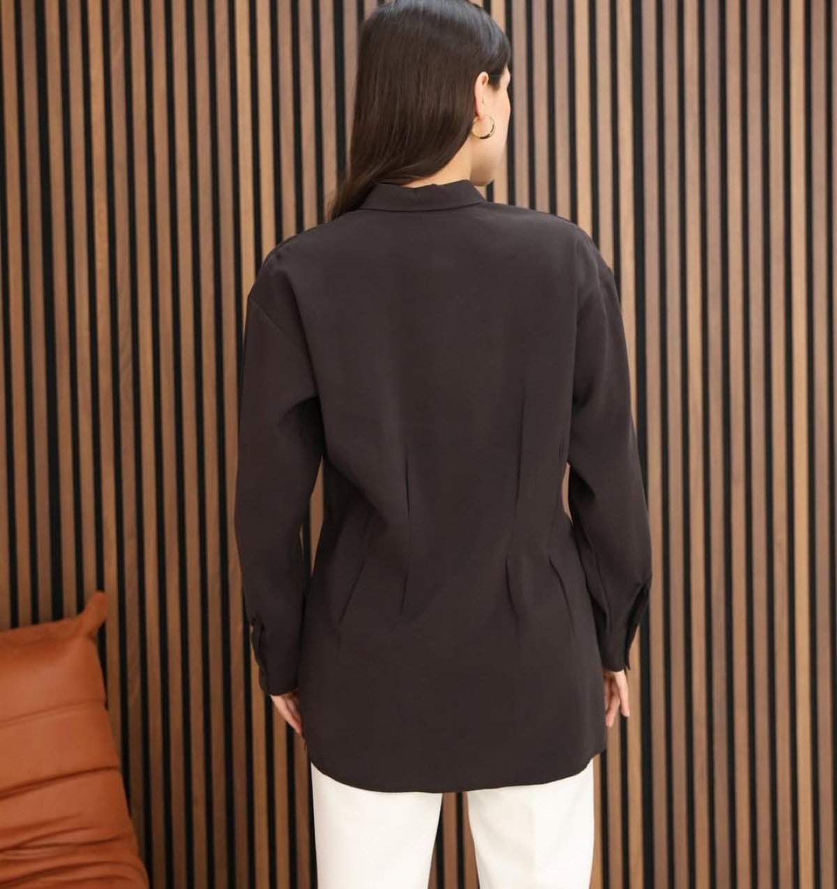 Pile Detaylı Gömlek 