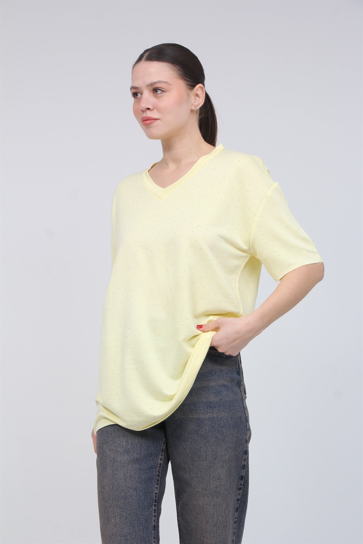 Bisiklet Yaka Tişört 