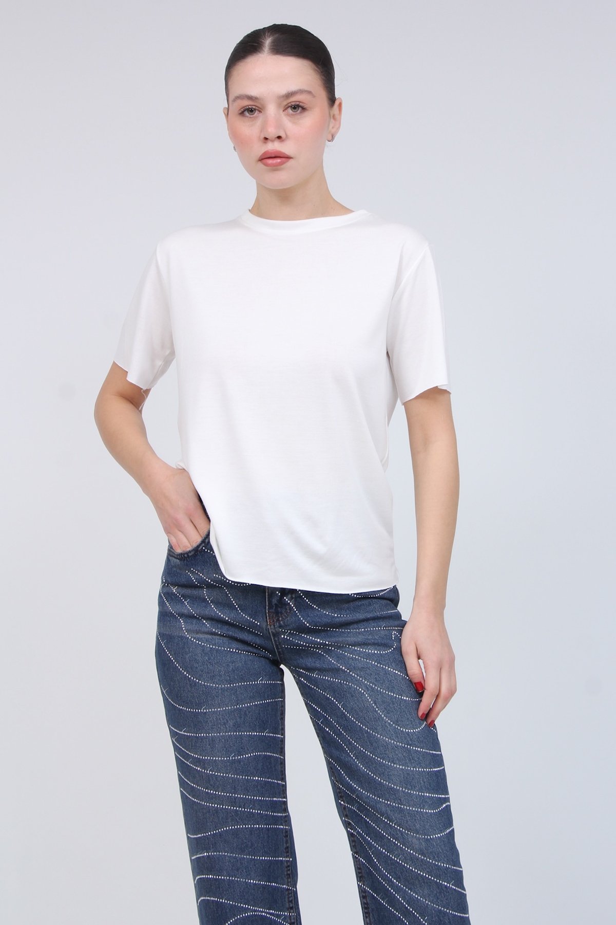 Modal Kumaş Tişört 