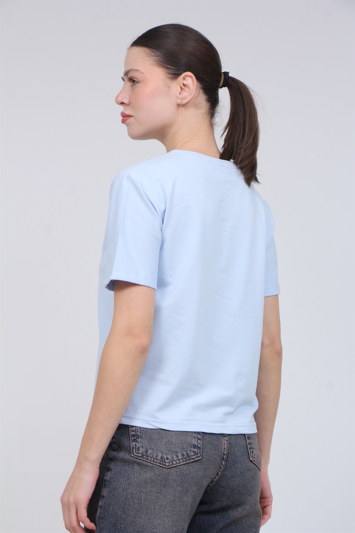 Bisiklet Yaka Tişört 